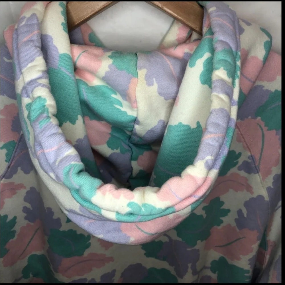 Teddy Fresh 1.0 SOLD OUT/RARE  Size M Pastel Muted Camo Leaves Hoodie 2019 - Picture 15 of 16